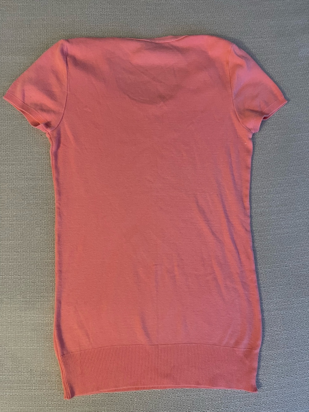 United Colors Of Benetton Coral Pink Short-Sleeve Knit Tunic